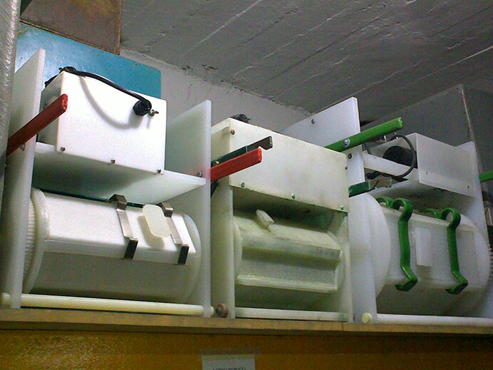 Barriles de PPL de diferente capacidad