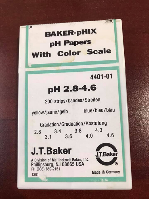 Medidor de PH 2.8 a 4.6