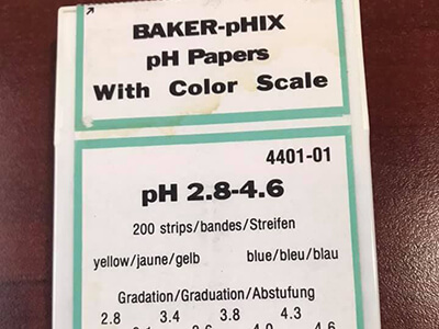 Medidor de PH 2.8 a 4.6